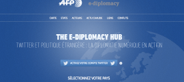 Agence France-Presse, afp, E-diplomacy, Twitter, François Hollande, Alain Gresh, microblogging, Chine, Weibo, hugo chavez, états-unis