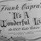 Cinématheque idéale : La vie est belle de Franck Capra wonderful0