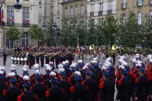 cérémonie, militaire, rennes, 8 mai 1945