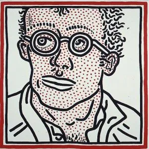 Keith Haring (Self Portrait - Auto-portrait)