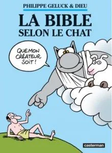 bible, le chat, geluck, philippe, eve, adam, création testament