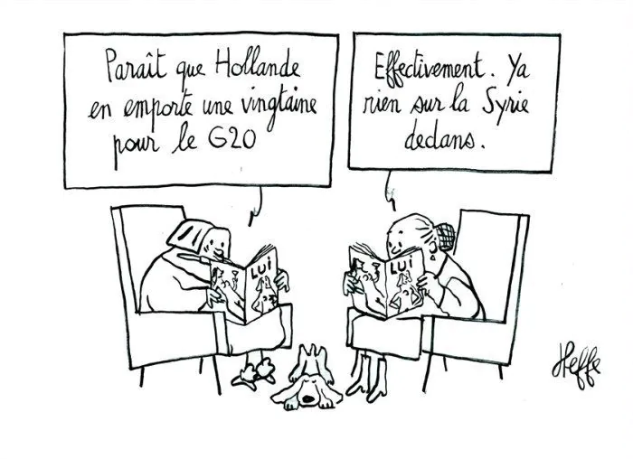 Actus : Lui, Hollande et la Syrie