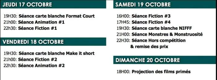 programme, court metrange, 2013, rennes