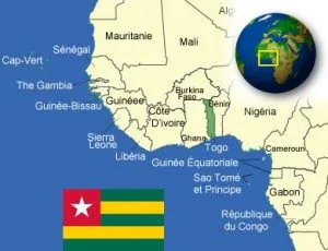 Situation du Togo en Afrique