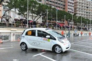 La mitsubishi iMIEV en action