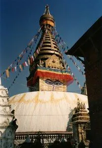 Le Swayambhunath à Katmandou