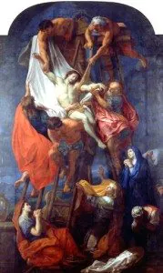 Le Brun, Descente Croix, rennes, musée des beaux-arts