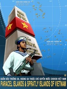 Une affiche de propagande vietnamienne