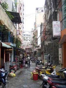 Un peu de tranquilité dans une ruelle discrète