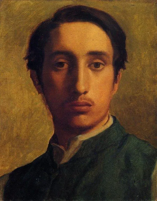 Degas, autoportrait, 1856