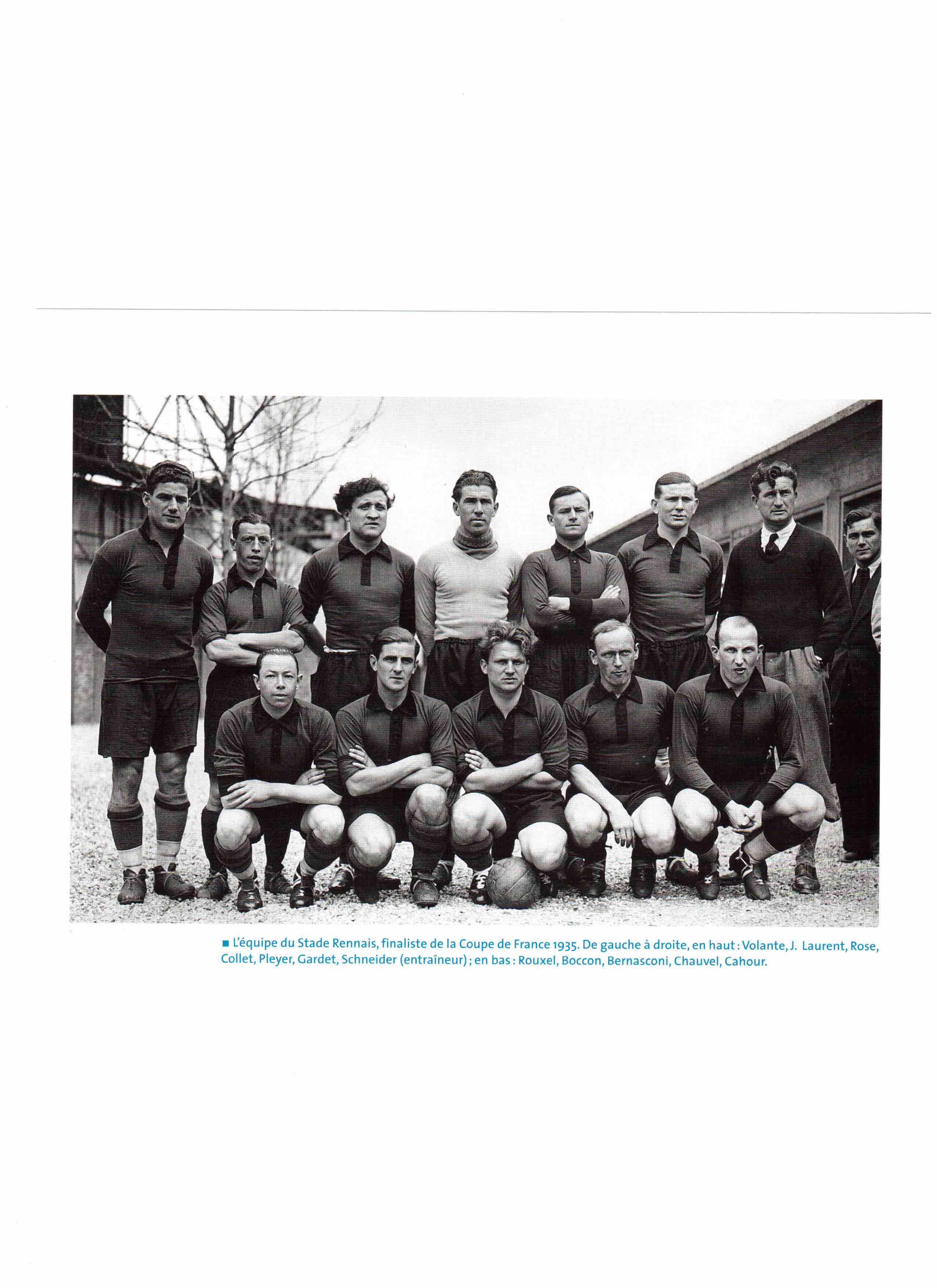 Le Stade Rennais par Cadiou un passé plein d’avenir… Unidivers