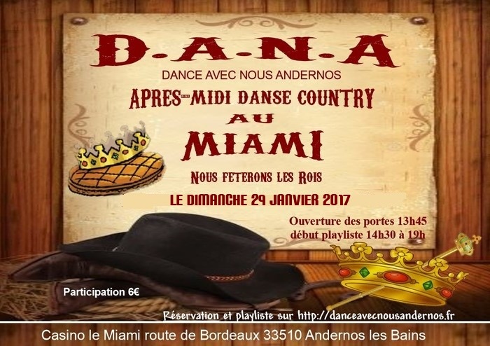 Andernos-les-Bains APRÈS-MIDI COUNTRY au casino Le MIAMI ... - Unidivers