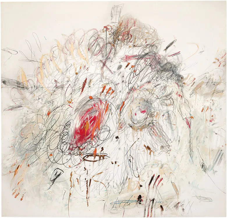 Cy Twombly Leda and the Swan