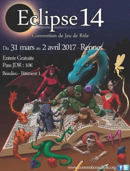 Convention jeu de rôle Eclipse Rennes