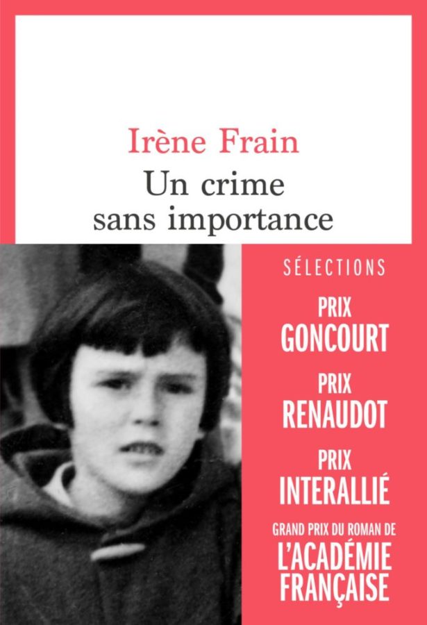 Un Crime Sans Importance Irene Frain Prix Interallie 2020