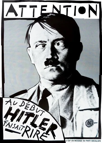 affiche Hitler Jean Marie Le Pen Alain Le Quernec