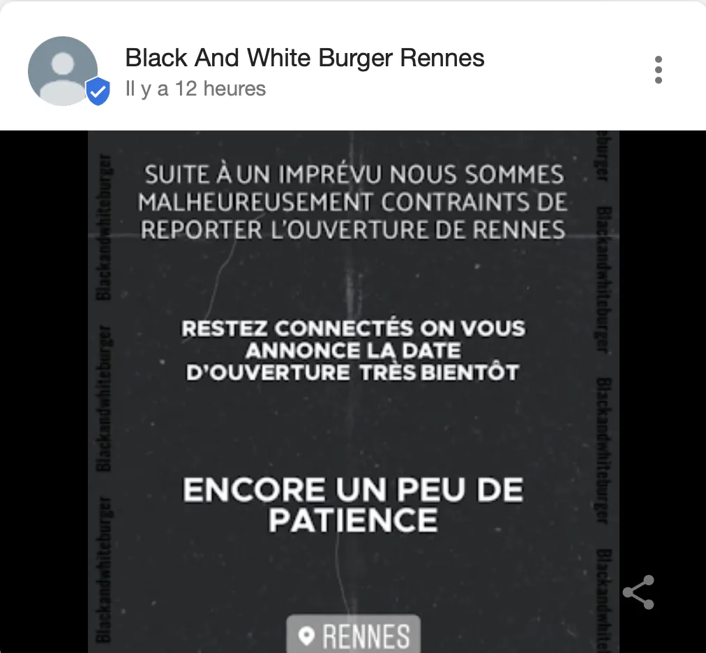 Black White Burger Rennes