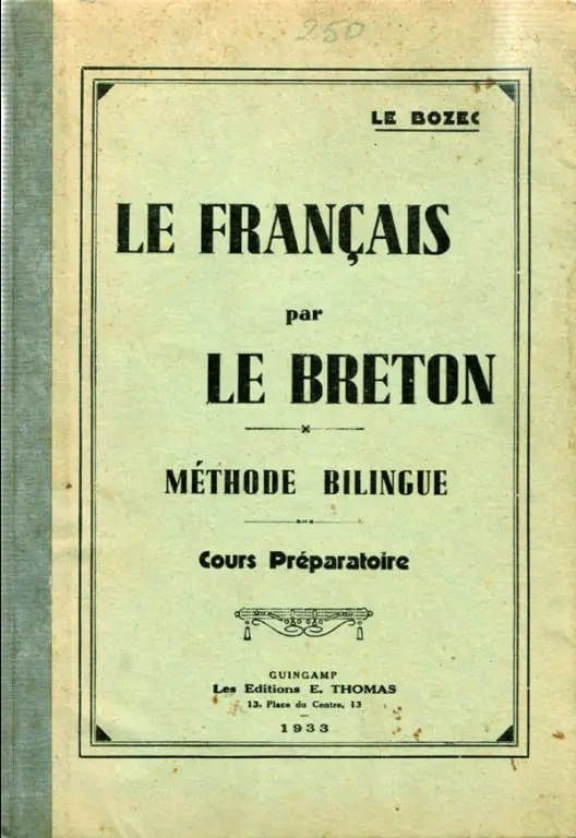 français breton école