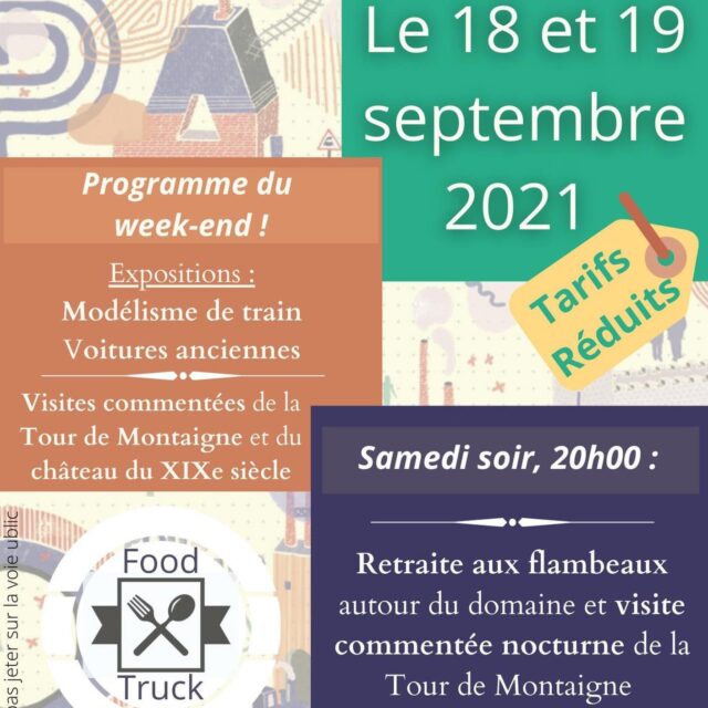 Journées Européennes du patrimoine 2021 Saint-Michel-de-Montaigne