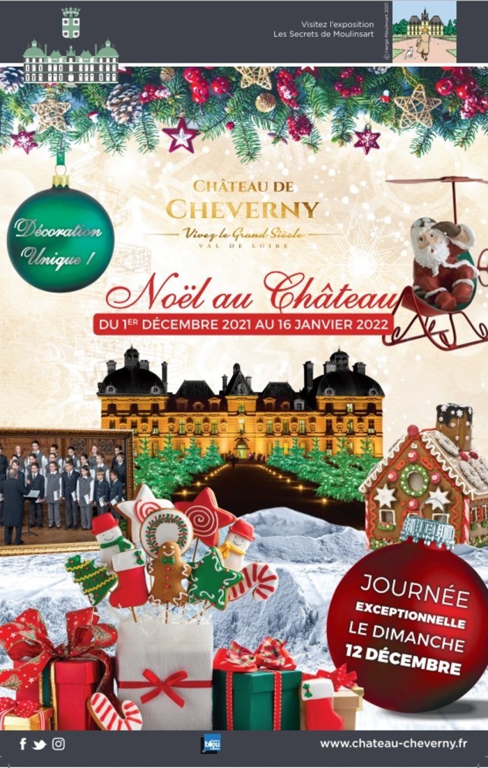 Un Noël époustouflant  au Château de Cheverny ! Cheverny