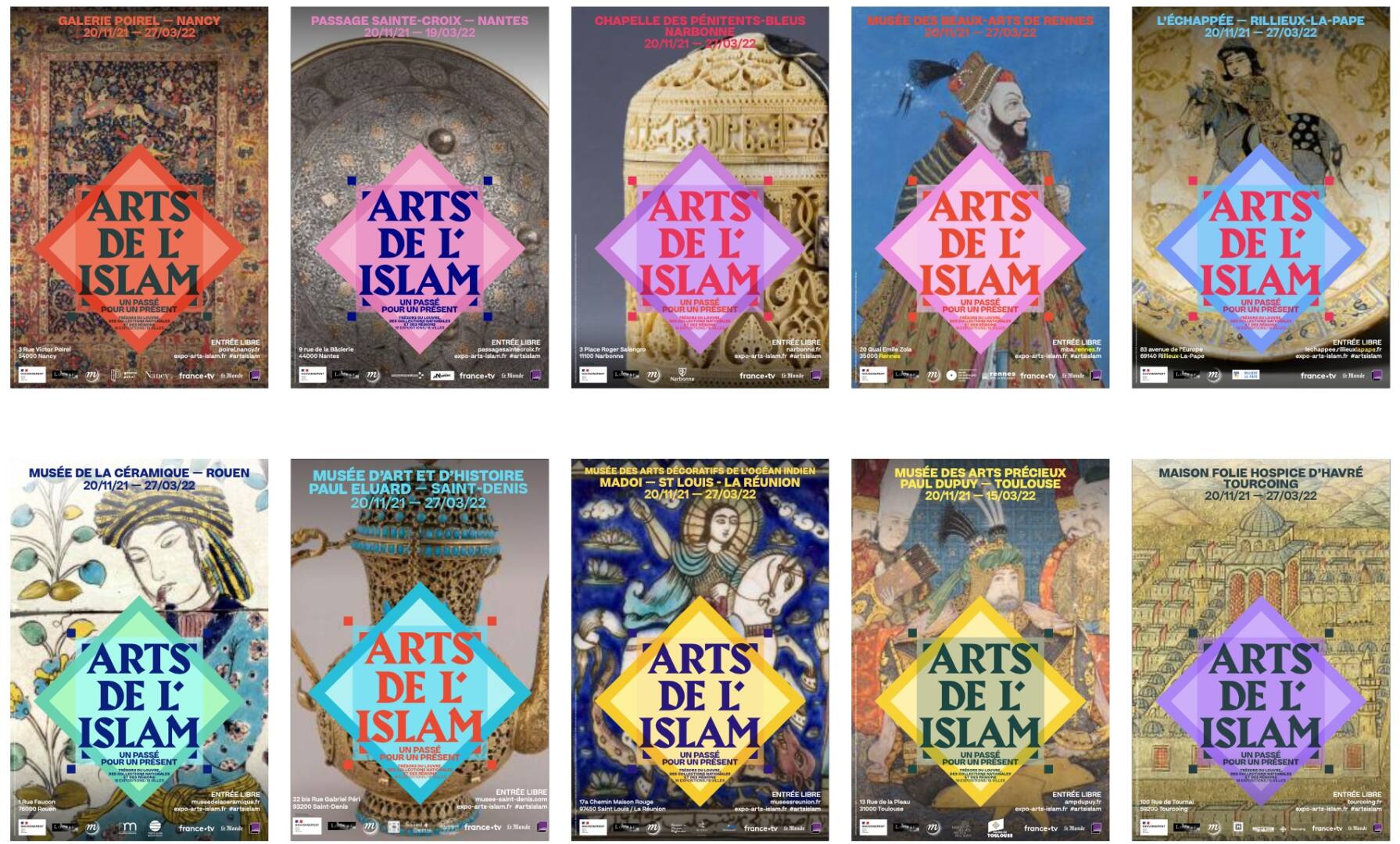 ARTS OF ISLAM. A PAST FOR A PRESENT OR 18 EXHIBITIONS IN 18 CITIES