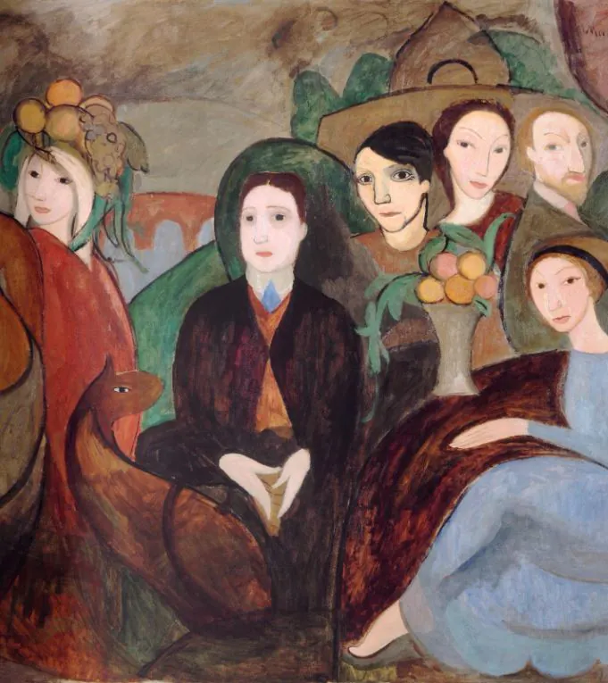 Marie Laurencin, Apollinaire et ses amis