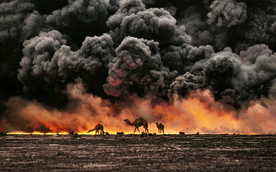 Al Ahmadi oil field, Kuwait, 1991