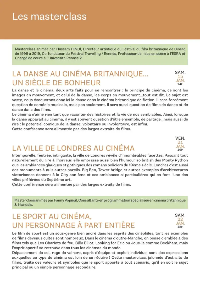 semaine cine anglais bruz