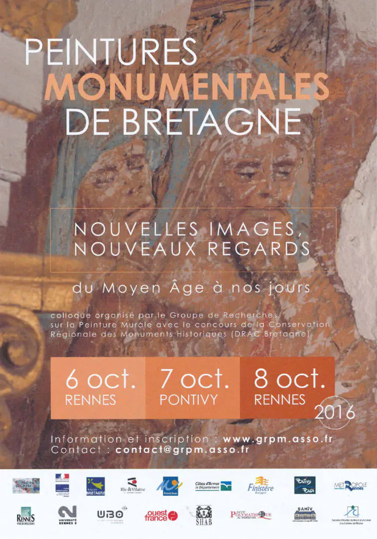 Colloques Peintures Monumentales Bretagne