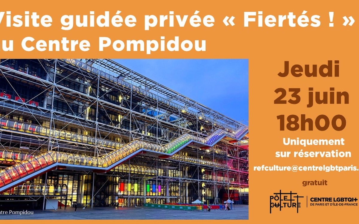 Visite guidée privée « Fiertés ! » au Centre Pompidou Visite guidée privée « Fiertés ! » au Centre Pompidou