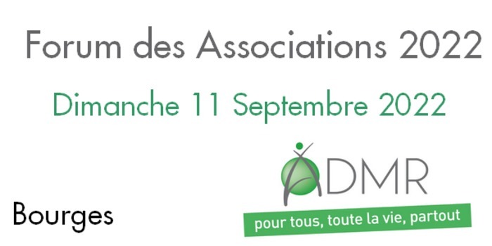Forum des associations 2022 Fédération ADMR du Cher Bourges