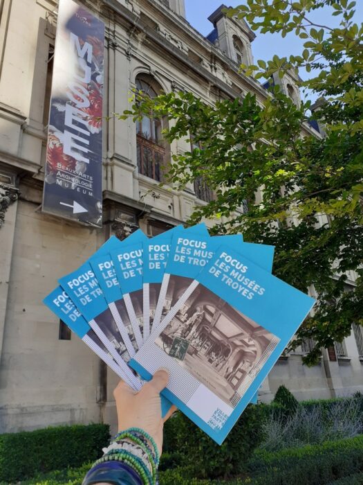 "Focus les Musées de Troyes" - panneaux et brochures Musée Saint-Loup (Musée des Beaux-arts et d'Archéologie