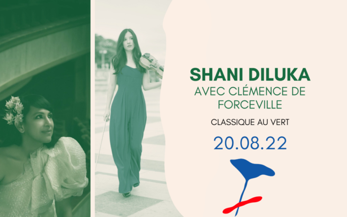 Shani Diluka (avec invitée Clémence de Forceville) Parc Floral de Paris Paris