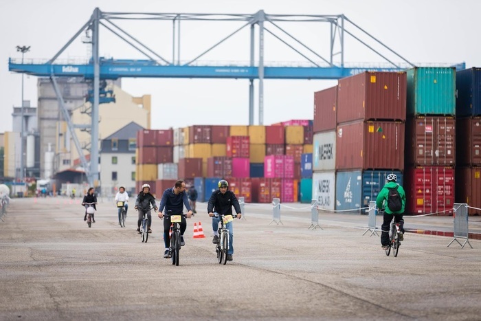 Balade à vélo à la découverte du patrimoine industriel : « Stras'N'Bike » Siège des Ports Strasbourg