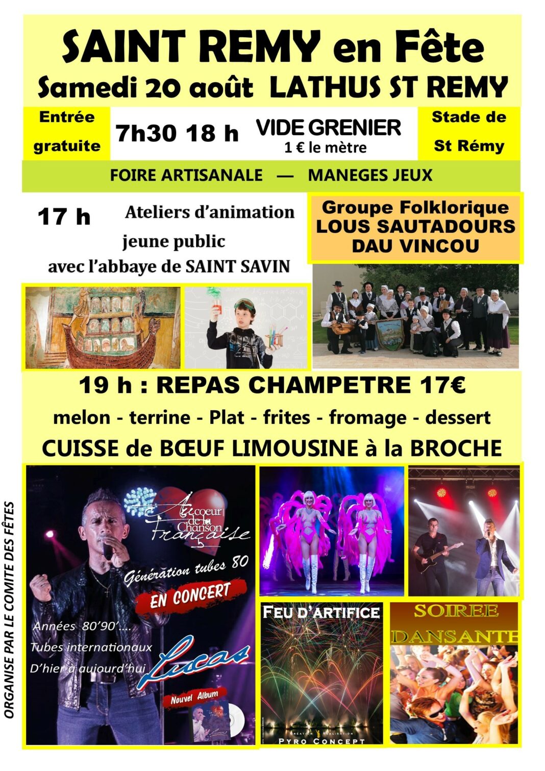 Feu D'artifice Saint Remy Sur Durolle 2022
