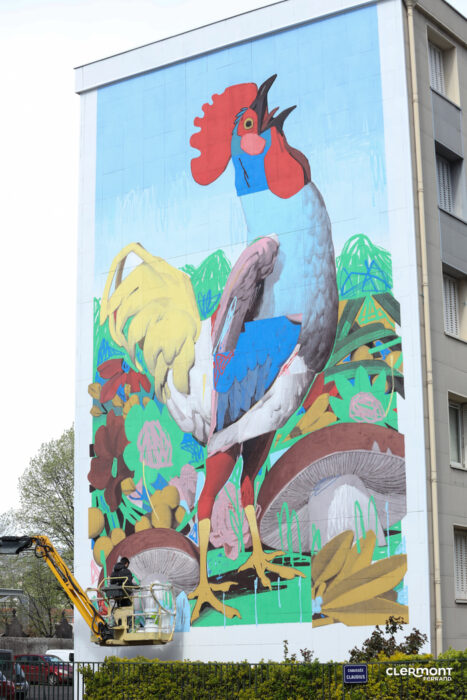 Parcours de street art 18 rue Jean-Richepin Clermont-Ferrand