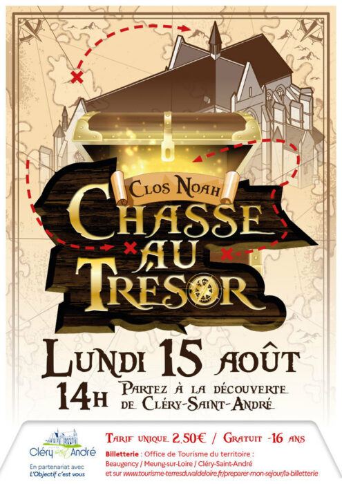 Chasse au Trésor ! Clos Noah - Cour de la Mairie Cléry-Saint-André