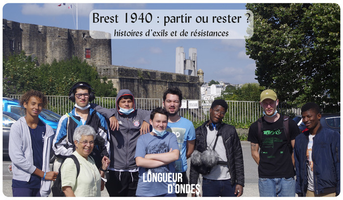 "Brest 1940 : partir ou rester ?" une série de podcast réalisée en partenariat avec l'ADJIM et le service patrimoine Mémorial des finistériens Brest