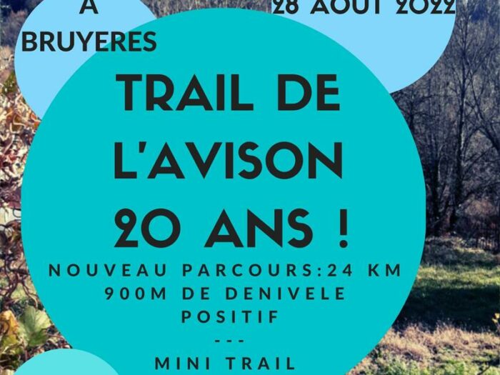 TRAIL DE L'AVISON Bruyères Vosges  2022-08-28