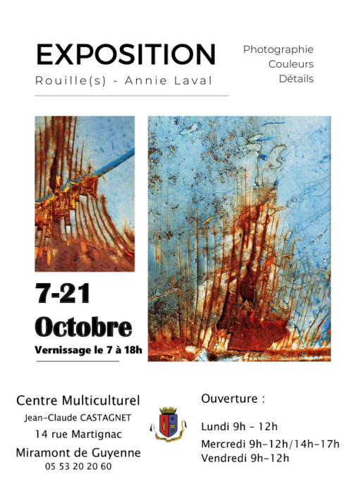 Exposition de peintures - Annie LAVAL Miramont-de-Guyenne   2022-10-07