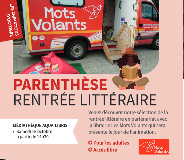 Médiathèque Aqua Libris - Parenthèse Rentrée littéraire Saint-Maixent-l'École   2022-10-15