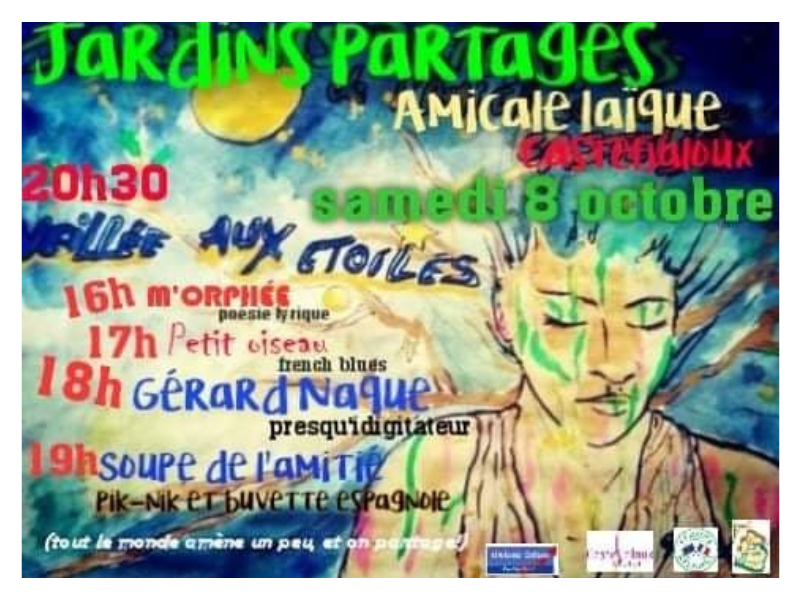Animations aux jardins partagés Casteljaloux   2022-10-08