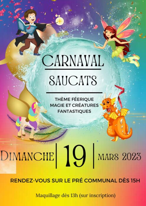 Carnaval Le monde féerique Saucats   2023-03-19
