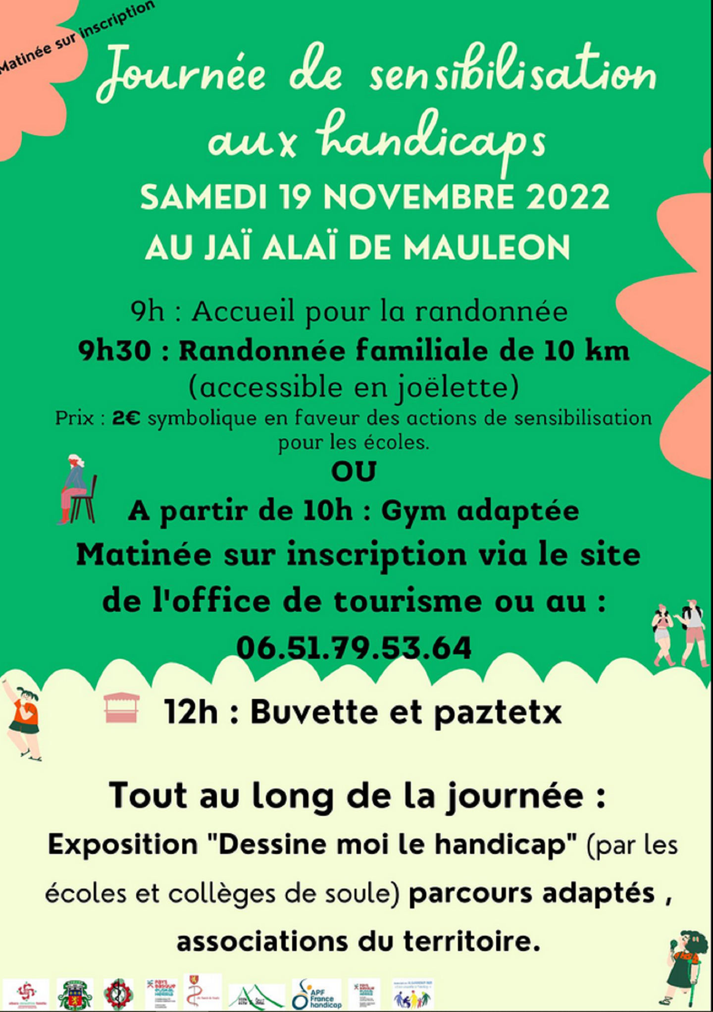 Journée de sensibilisation aux handicaps Mauléon-Licharre   2022-11-19