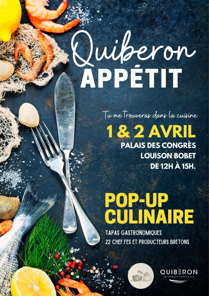 Quiberon Appétit association Tu me trouveras dans la cuisine