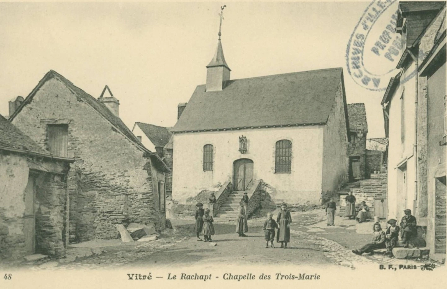 Vente église et chapelles + local par la mairie de Vitré 35 