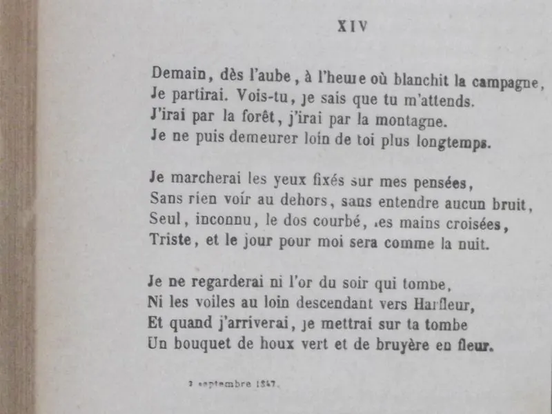 demain dés l'aube victor hugo