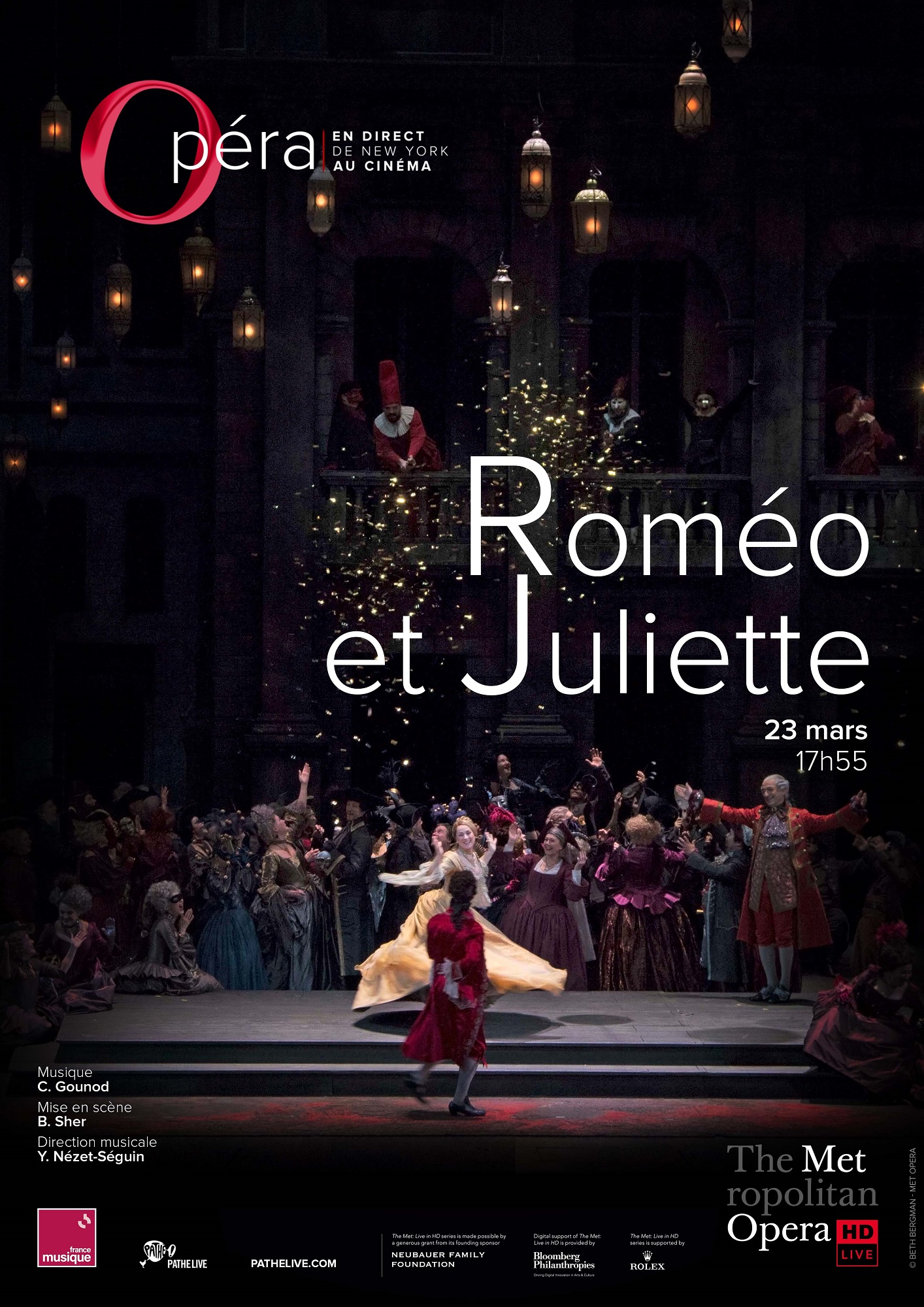 Retransmission du Metropolitan Opera de New York - Roméo et Julette (Gounod)