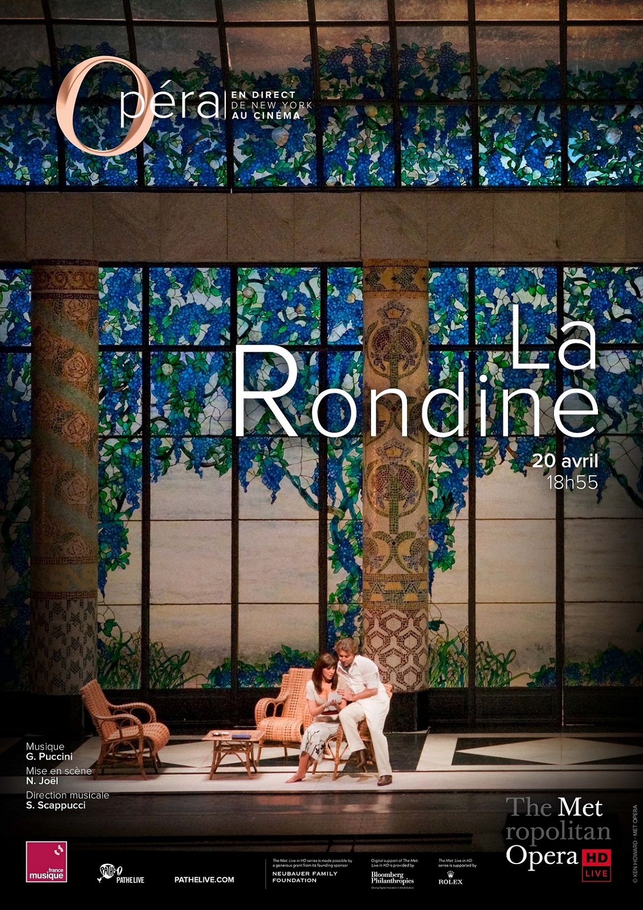 Retransmission du Metropolitan Opera de New York - La Rondine (Puccini)