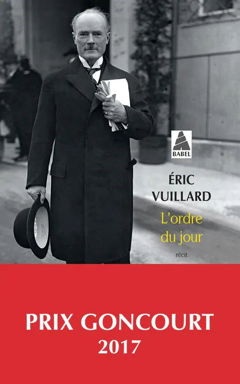 vuillard l'ordre du jour 